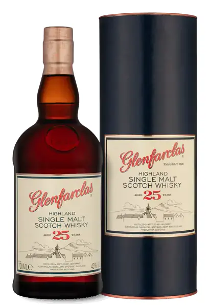 Glenfarclas 25 years old в подарочной упаковке, 0.7