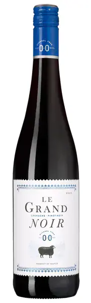 Le Grand Noir Grenache - Pinot Noir, 0,0%, 0.75
Ле Гран Нуар Гренаш -Пино Нуар б/а