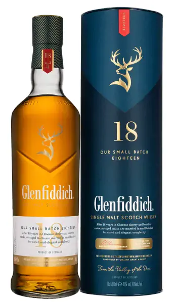 Glenfiddich 18 Years Old в подарочной упаковке, 0.7, фото 1 из 2