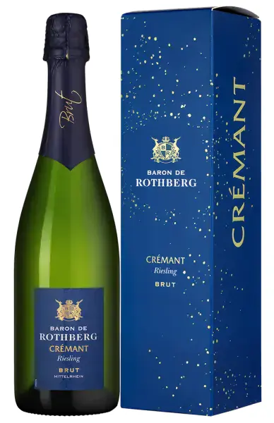 Baron de Rothberg Cremant в подарочной упаковке, 0.75
Барон де Ротберг Креман брют рислинг в ПУ, белое брют