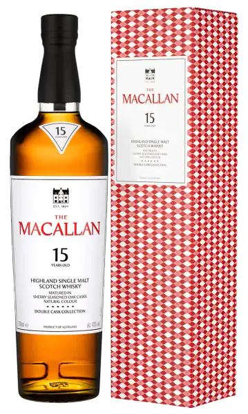 Macallan Double Cask 15 years old в подарочной упаковке, 0.7