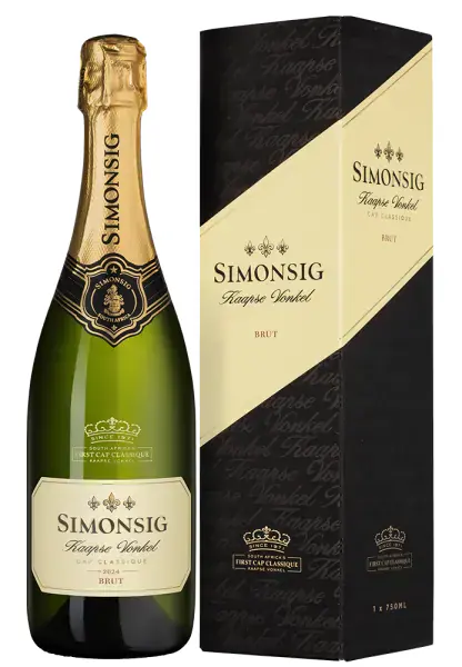Kaapse Vonkel Brut в подарочной упаковке, 0.75
Наб. Каапс Вонкель Брют в п/у, белое брют