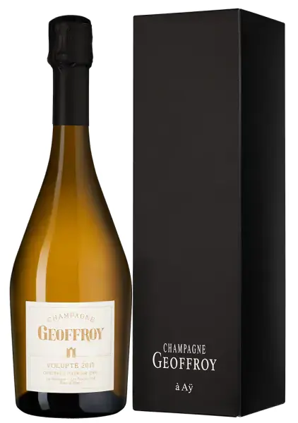 Geoffroy Volupte Brut Premier Cru в подарочной упаковке, 0.75
Волюпте Брют Премье Крю в п/у, белое экстра брют, фото 1 из 2