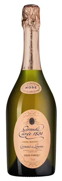 Grande Cuvee 1531 Cremant de Limoux Rose, 0.75
Гранд Кюве 1531 де ЭмериКреман, розовое брют, фото 1 из 2