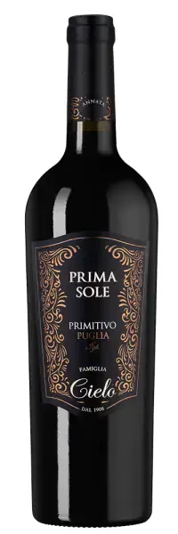 Primasole Primitivo, 0.75
Примитиво, красное сухое