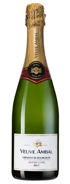 Cremant de Bourgogne Grande Cuvee Blanc Brut, 0.75
Вёв Амбаль Гранд Кюве Блан Брют, белое брют