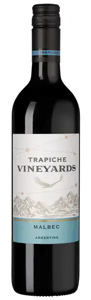 Malbec Vineyards, 0.75
Трапиче Виньярдс Мальбек, красное п/сухое
